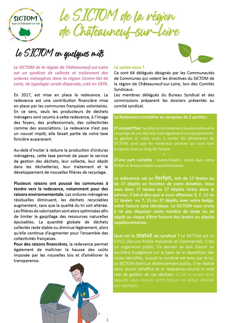 SICTOM en quelques mots page 1